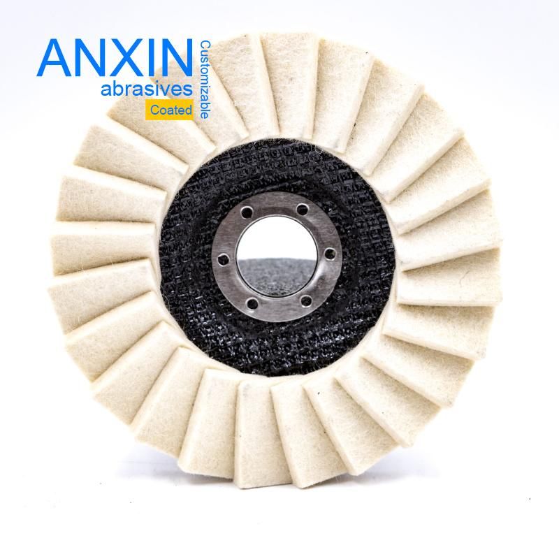 4.5"*7/8" Woolen Felt Polishing Flap Disc