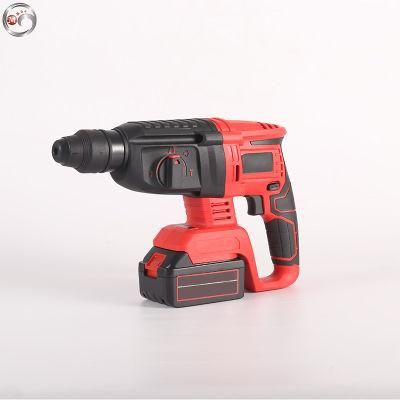 Goldmoon 21V Rechargeable Brushless Cordless Rotary Hammer Drill Electric Hammer Impact Drill