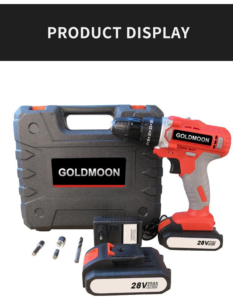 Goldmoon Hot Selling Original Electric Pack for Power Craft Cordless Drill Hand Machine Electric Holder Mini Tools Cordless Drill