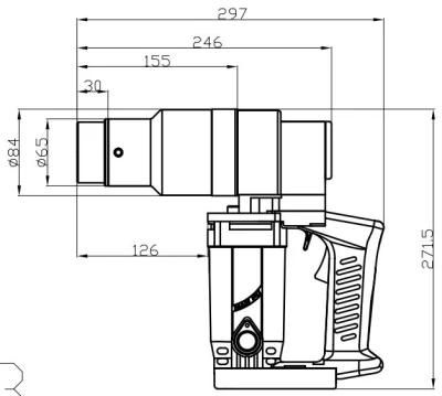 Max Torque 1200n. M Electric Shear Wrench, Tc Gun