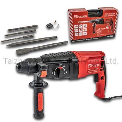 Etpower Rotomartillo Tools 2-26mm SDS Plus Rotary Hammer Electric Power Drill for Concrete