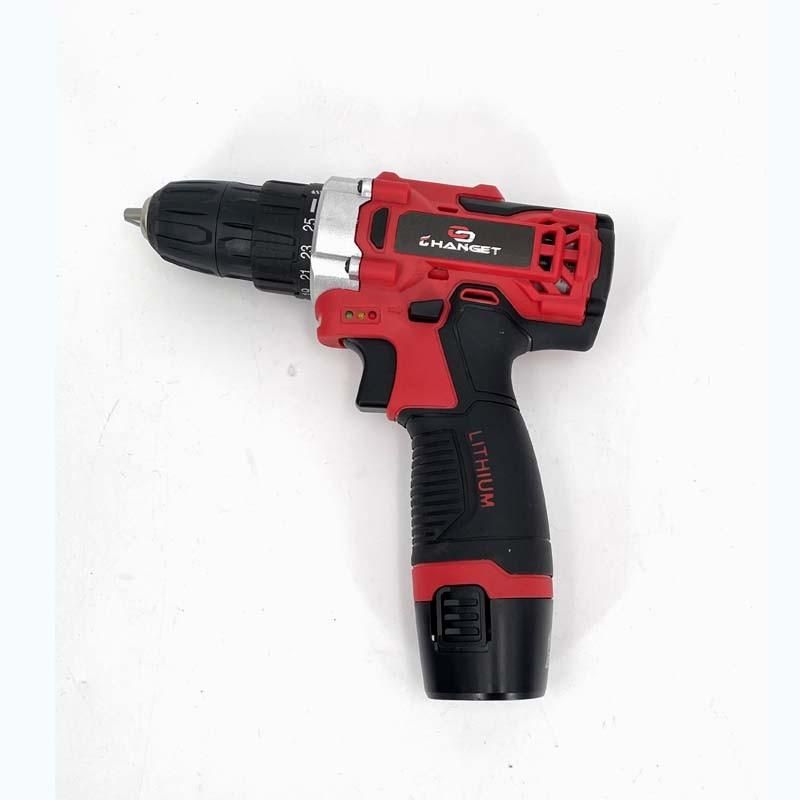 Cg-2003red Impact Double Speed 12V 16.8V 21V Li-on Lithium Battery Professional Manufacturer Hand Rechargeable Forward and Reverse Impact Cordless Drill