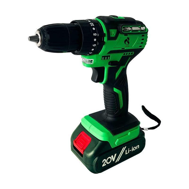 20V Lithium Heavy Duty 45nm Professional Cordless Impact Brushless Drill