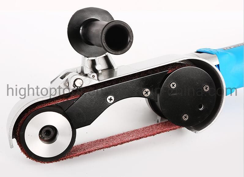 Long Arm Metal Stainless Steel Pipe Tube Surface Finishing Belt Sander Polisher Grinder Sanding Polishing Machine