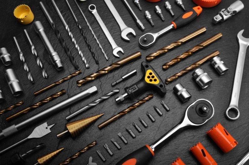 Hole Saw Kit, Carbon Steel, Install Plate and Hex Key for Sawing Holes in Normal Wood