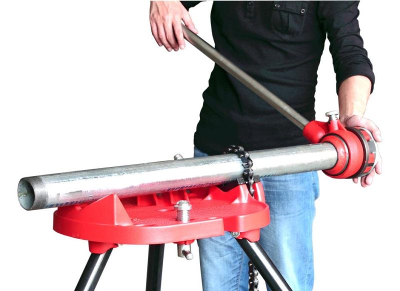 High Quality 12r Handheld Manual Ratchet 1/2" - 2", Pipe Threader Threading Machine Fits Ridgid Dies