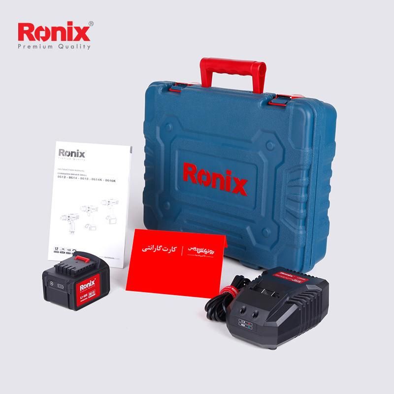 Ronix 18V Model 8618 Hot Selling Power Craft Cordless Impact Driver Drill