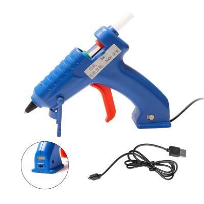 21500 USB Glue Gun 8W 2000mAh Lithium Battery CE