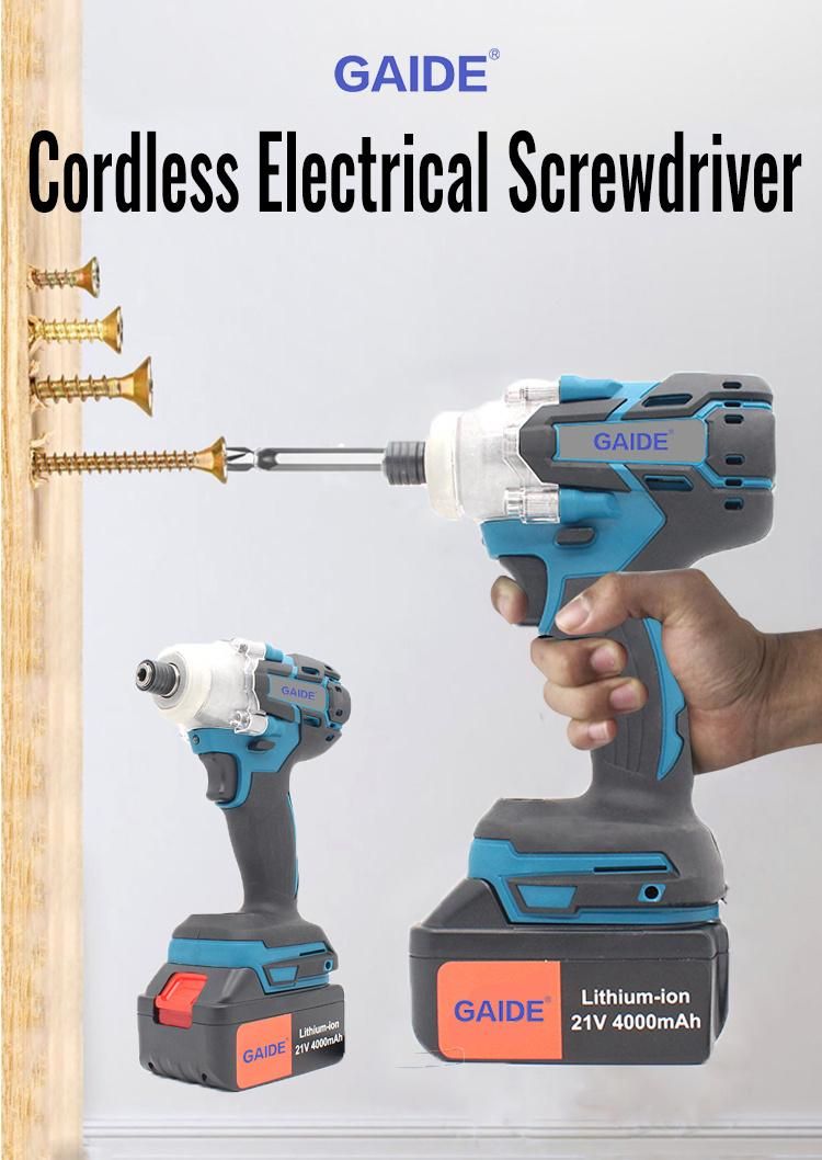 Gaide 21V Brushless Cordless Screwdriver