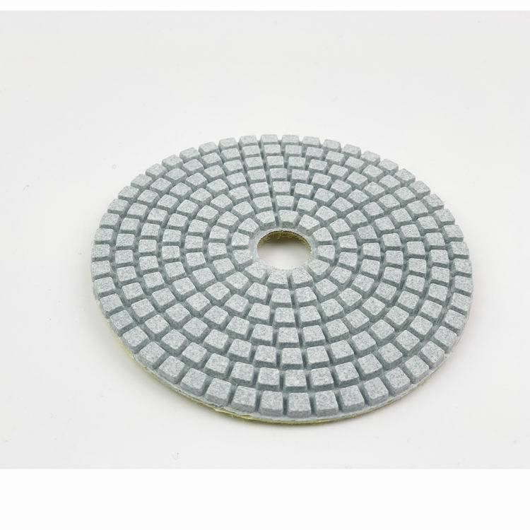 4 Inch Wet/Dry Set of 10+1 Backer Pad for Granite Concrete Marble Diamond Polishing Disc Pad