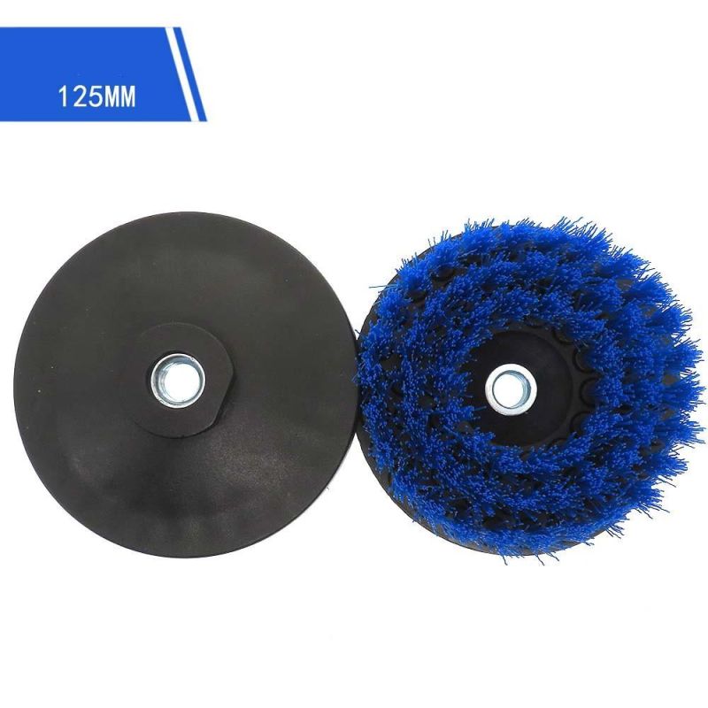 5 Inch M14 Blue Hollow Electric Drill Brush Disc Brush Cleaning Brush