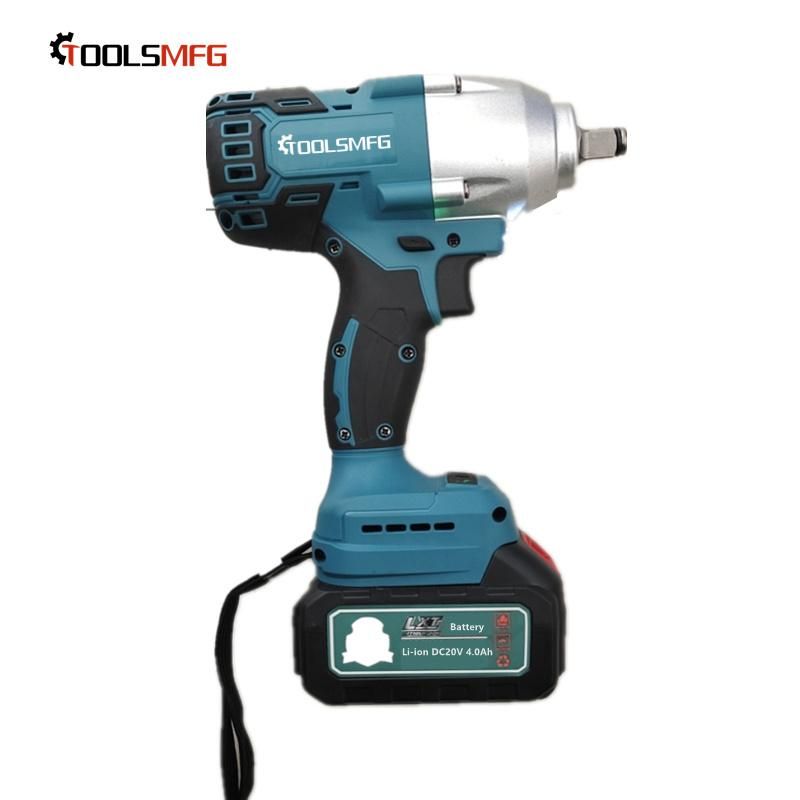 Toolsmfg 20V 600n. M Cordless Brushless Motor Electric Impact Wrench