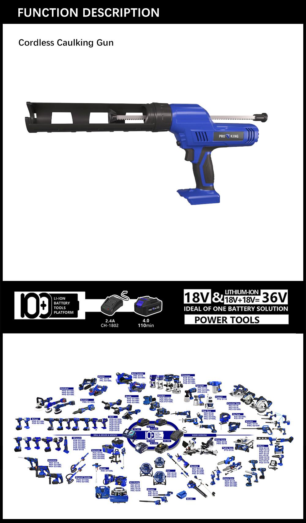 Cordless Caulking Gun Battery Tool