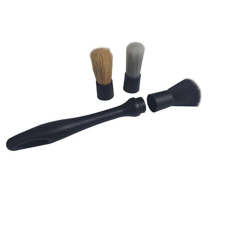 Cross-Border Supply Detail Brushes 3-Piece Set of Car Cleaning Interior Cleaning Brushes Wheel Gap Cleaning Wheel Brushes