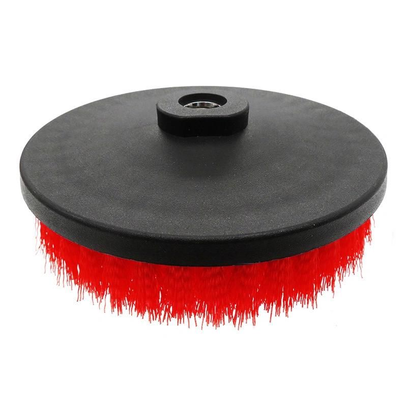 Electric Cleaning Brush 6 Inch Hollow Rodless M14-2 Red Electric Cleaning Brush Head