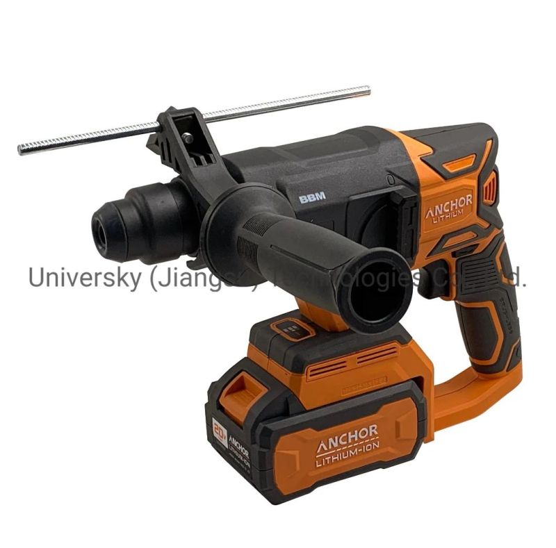 NEW ARRIVAL CORDLESS 20V Li-ion BATTERY LIGHT ELECTRIC HAMMER WITHOUT CARBON BRUSH MOTOR IODINE