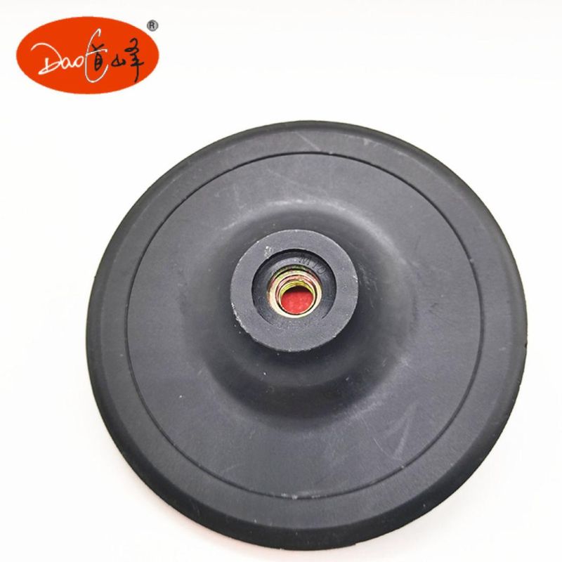 Daofeng 4inch 100mm Hook Loop Backing Pad Black&Red