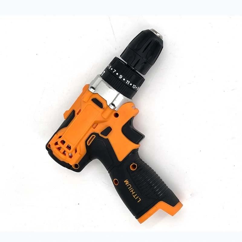 Cg-2003orange Impact Double Speed 12V 16.8V 21V Li-on Lithium Battery Professional Manufacturer Hand Rechargeable Forward and Reverse Impact Cordless Drill