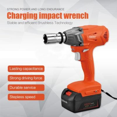 18-42V Li-ion Useful Long Time Use Lithium Cordless Wrench Impact Wrench 8200X