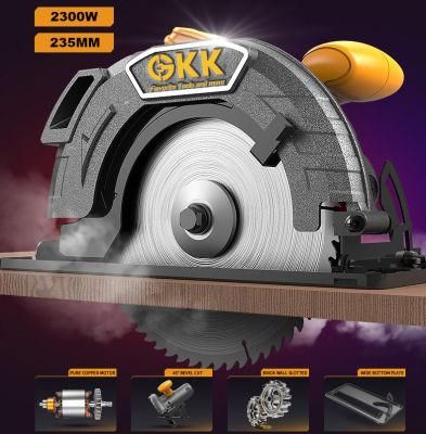 China Factory Machine Tool 2300W 9&quot; Professional Industrial Circular Saw Power Tool Electric Tool