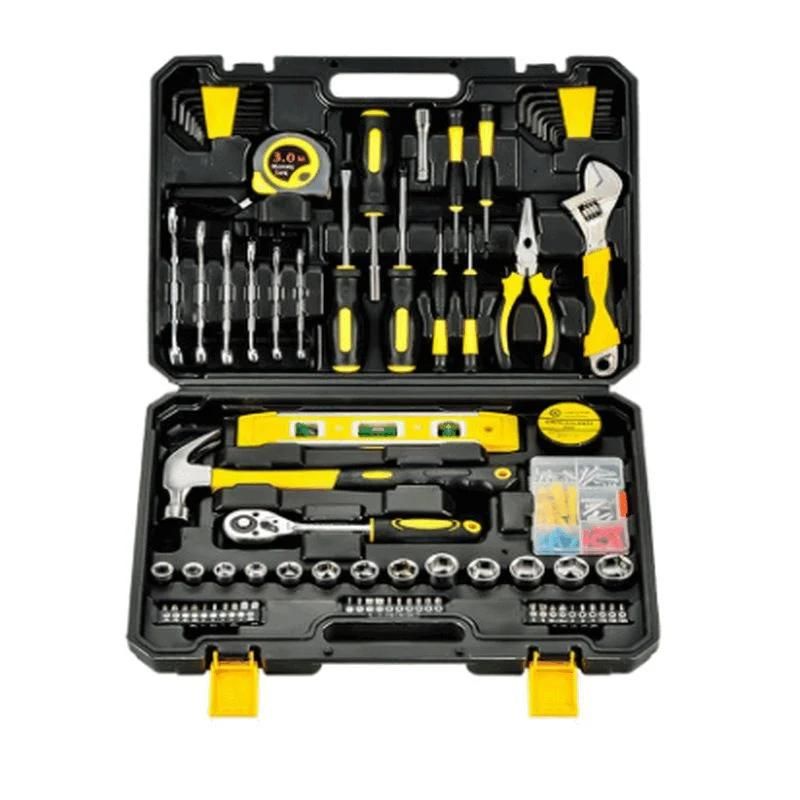 112PC 12V Lithium Cordless Rechargeable Drill Home Repair DIY Household Power Tool Set