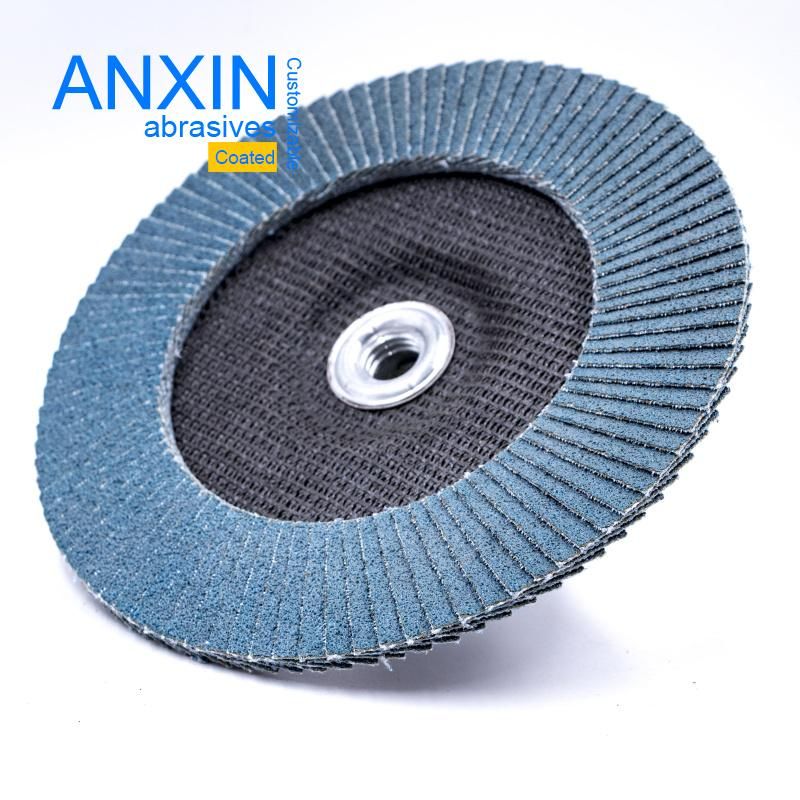 China Domestic Zirconia Kx765 Grindly Flap Disc with Metal Screw 115*5/8"-11