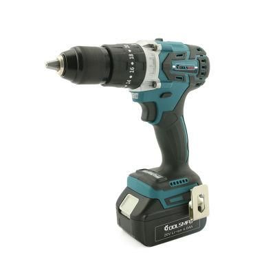 Toolsmfg 20V Li-ion 13mm Brushless Hammer Cordless Drill