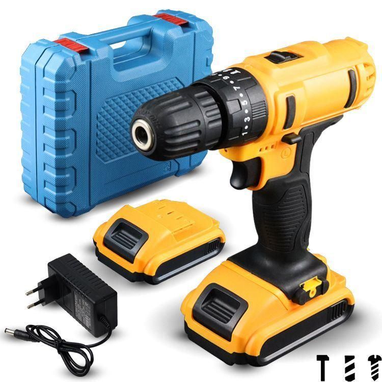 Portable 12V 24V Cordless Power Drill Machine Drill Set with Battery Powertools Electric Drills