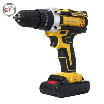Goldmoon 48V Li-ion Cordless Impact Drill Power Screw Drivers Chargeable 3 in 1 Electric Hand Drill Home Industrial Electric Screwdriver