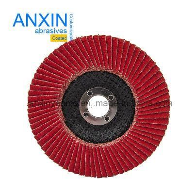 4&quot; Vsm Ceramic Abrasives Grinding Flap Disc for Stainless Steel