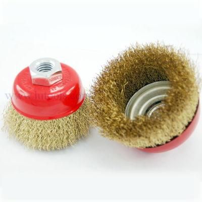 Crimped Cup Steel Wire Brush