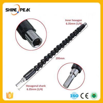 295mm Flexible Shaft Bit Magnetic Screwdriver Extension Drill Bit Holder Connect Link for Electronic Drill 1/4&quot; Hex Shank