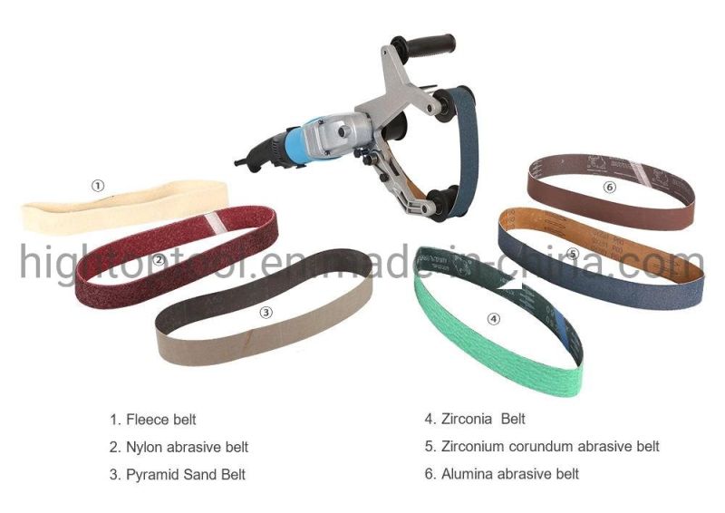 Long Arm Metal Stainless Steel Pipe Tube Surface Finishing Belt Sander Polisher