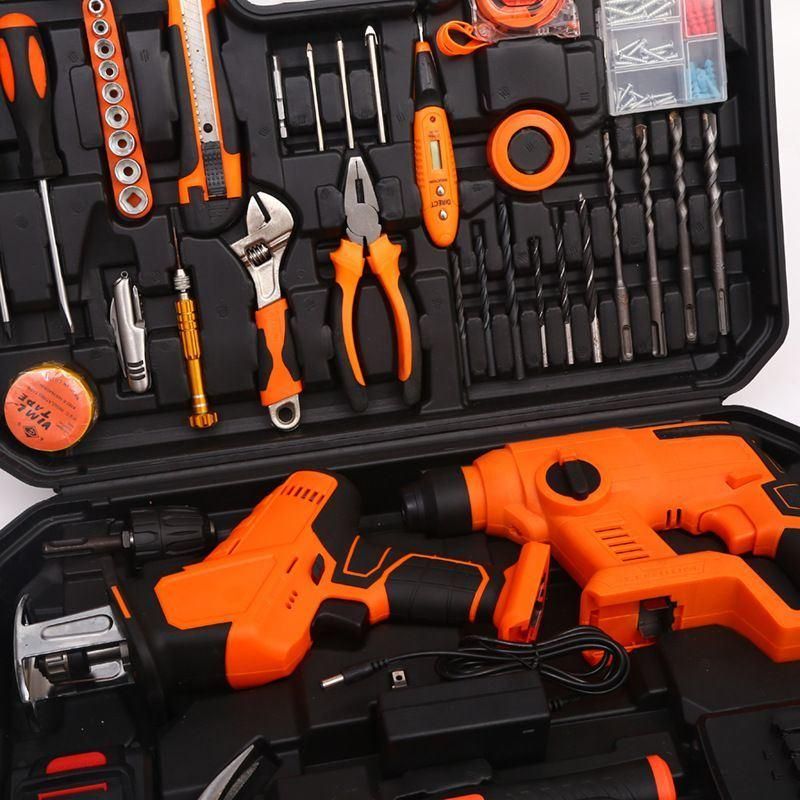 Power Tools Lithium Electric Drill Rechargeable Cordless Hand Drill Home Industrial Electric Screwdriver with Bits