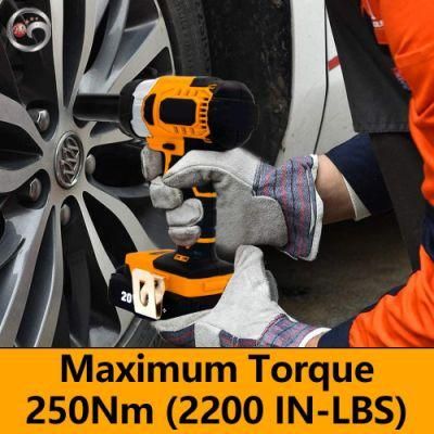 Battery Behappy Carton 25*29cm China Impact Wrench Hnad Drill ODM