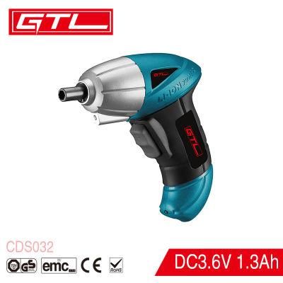 Power Tools Cordless Tools DC3.6V 1.3ah Cordless Screwdriver (CDS032)