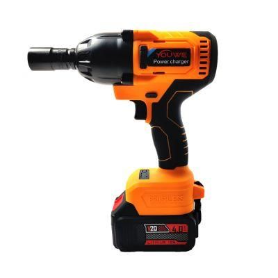 21V Rechargeable 750nm Portable Brushless Motor Cordless Impact Wrench