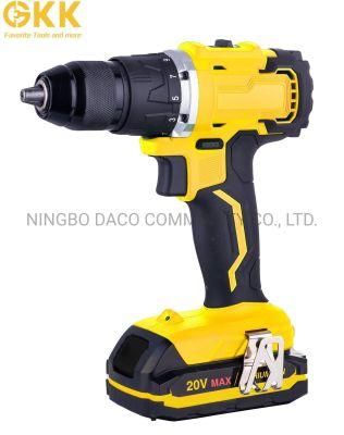 Power Tools 20V Brushless Cordless Drill Electric Tool Power Tool (2.0/4.0/6.0ah)
