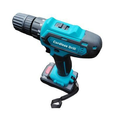 Quality 2-Speed Lithium Battery 10mm Handle Cordless Driver Drill