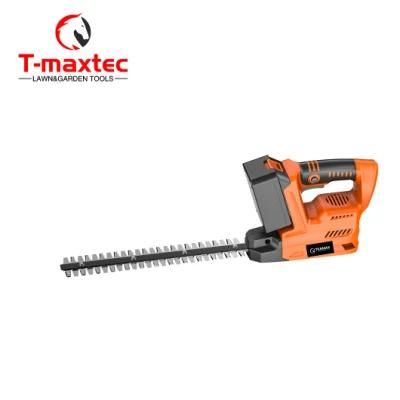 China Factory Double Blade 24V Cordless Lithium Battery Power Tools Electric Cordless Blade Hedge Trimmer TM-Lt24V602