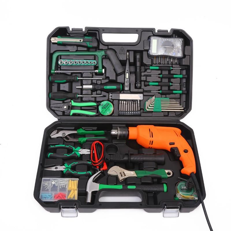 Wholesale Household Repair Power Combo Hardware Electric Tools Kit Electrical Tool Box Impact Drill Bit Set
