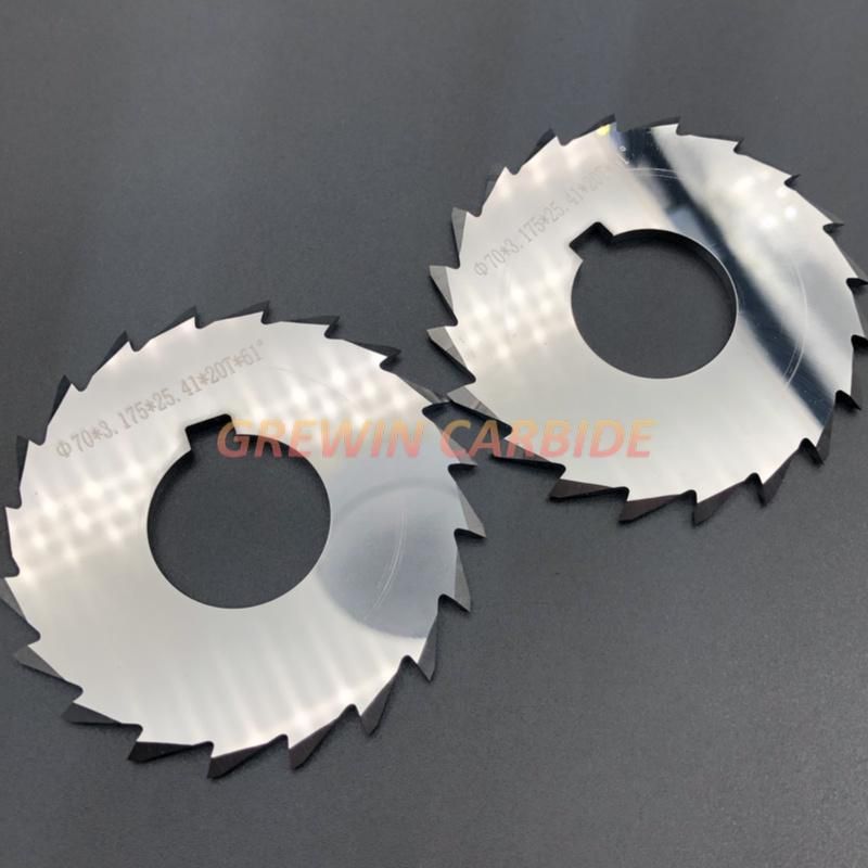 Gw Carbide Cutting Tool-Tungsten Carbide Saw Blade / Carbide Slitting Cutters 63X2X16X80t