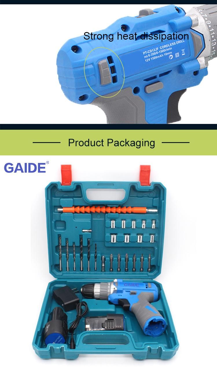 Gaide 25 3/25 1 Torque Cordless Brushless Electric Drill