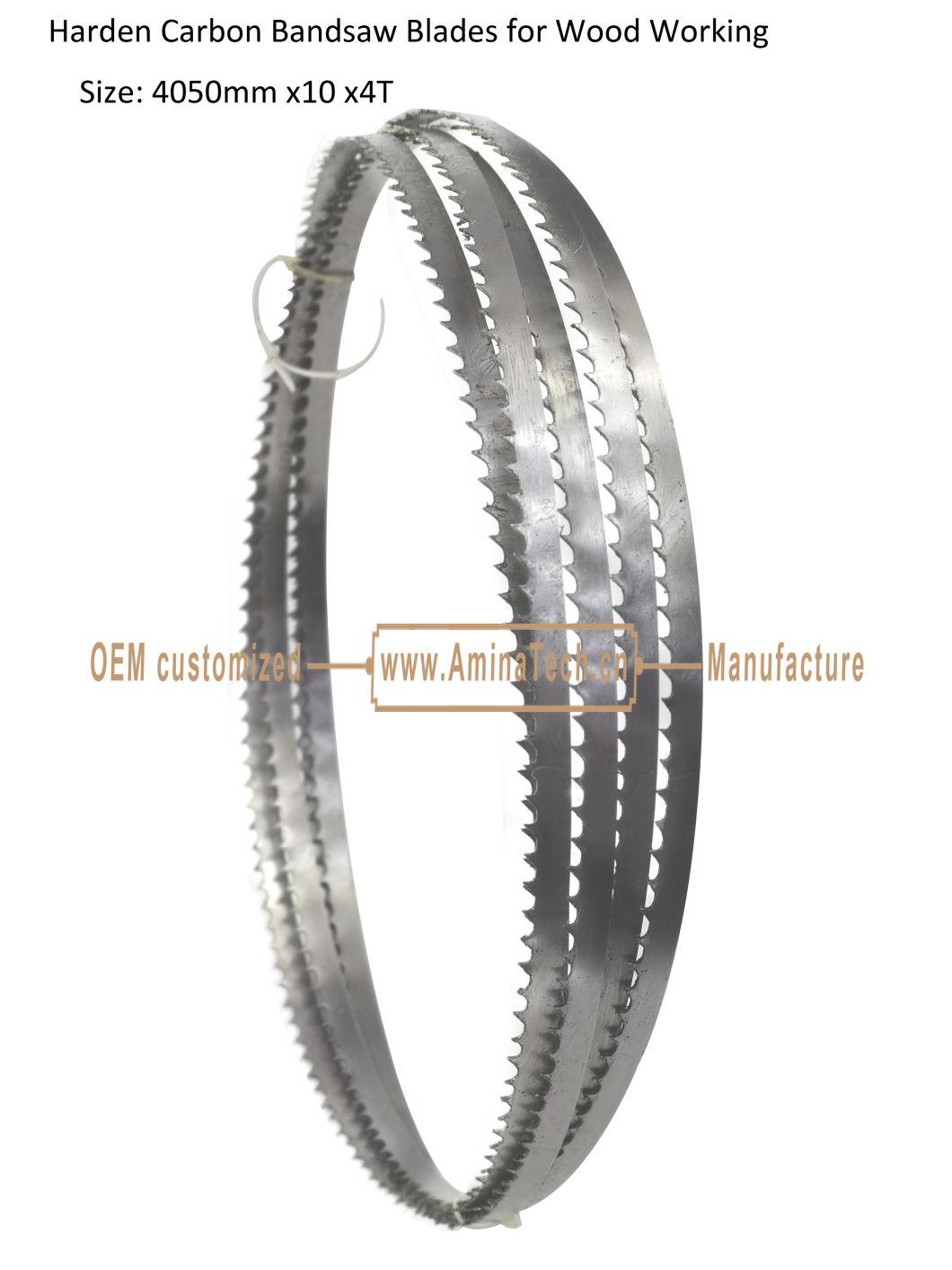 Harden Carbon Band Saw Blades for Wood Working    Size: 4050mm x10 x4T