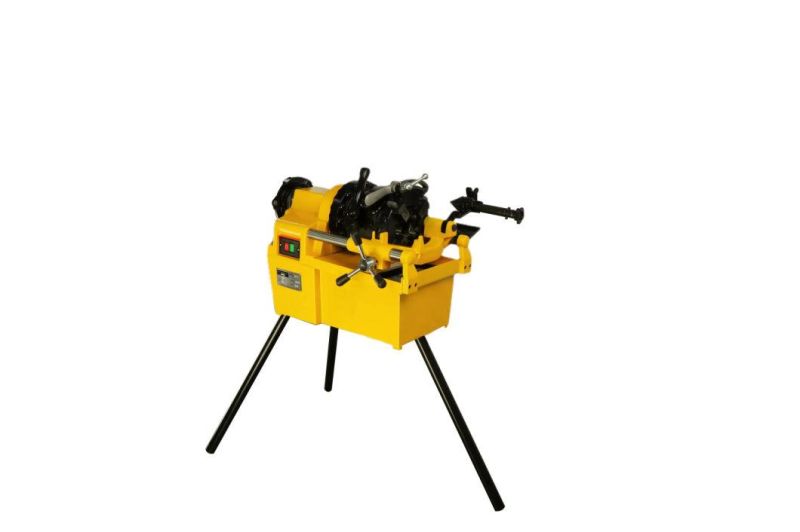 China Manufacturer Small Pipe Threading Machine with Support Legs 1000W (SQ50A)