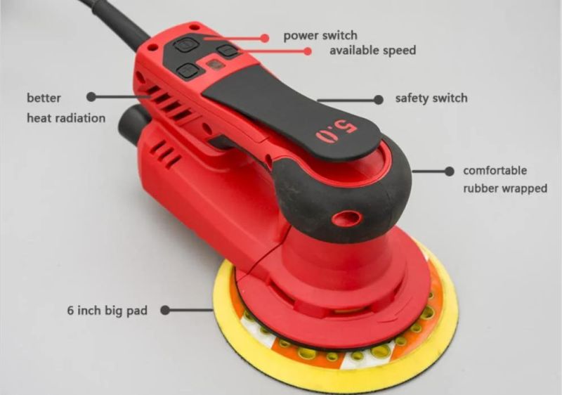 Electric Sander Corded 6 Inch Orbital Effective Tool