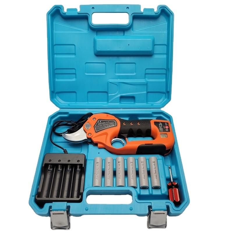 21V Cordless Lithium Battery Electric Pruning Scissors Charging Garden Bypass Pruning Shears TM-Lt21V503