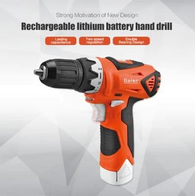 Rechargeable Lithium Battery Hand Drill Strong Motivate