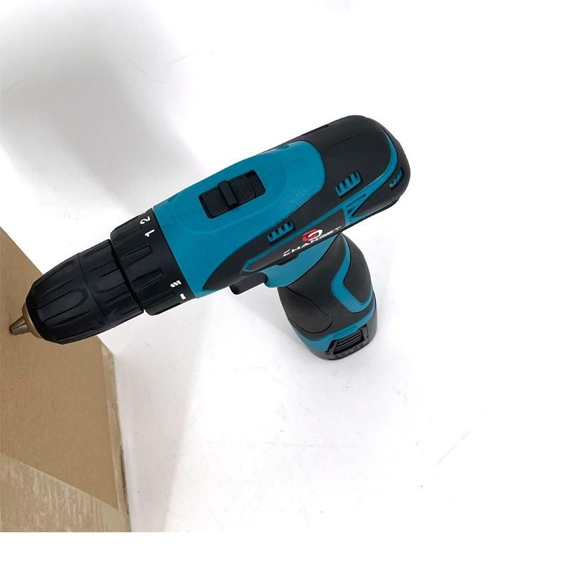 Cg-2006blue Double Speed 12V 16.8V 21V Li-on Lithium Battery Professional Manufacturer Hand Rechargeable Forward and Reverse Impact Cordless Drill