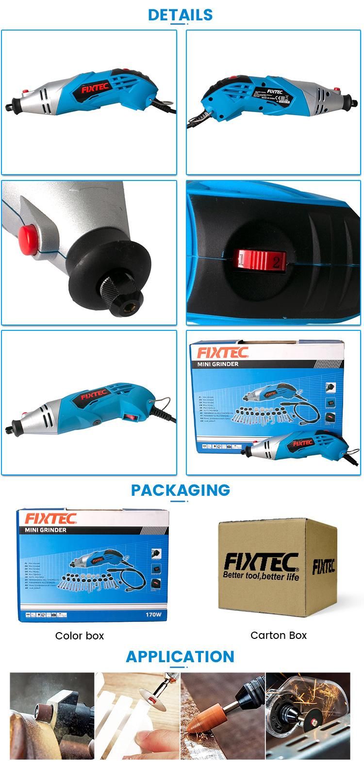 Fixtec Power Tool Mini Portable Grinder Machine Die Grinder